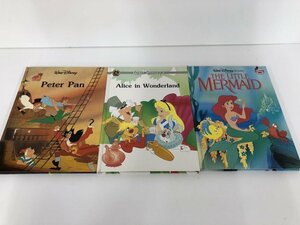 ▼　【洋書3冊 Walt Disney The Little Mermaid/Peter Pan/Alice in Wonderland リトルマーメイド ピーターハ…】161-02304