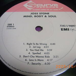 希少盤 Joss Stone - Mind Body & Soulの画像9