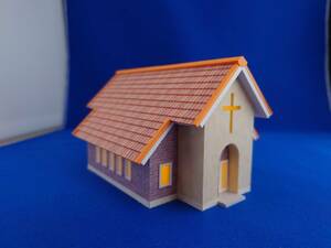 ▲オリジナル建築模型・教会▲スケール1/150　 インテリア　雑貨　Ｎゲージ　ジオラマ　鉄道模型