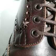 3827 ★トリッカーズ Tricker's★ ウイングチップ M7292? ウイングチップ 9 1/2 ブラウン ドレスシューズ ビジネス 高級革靴 紳士靴 本革_画像10