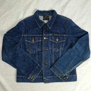 【80s】Wrangler ラングラー 901BNVR NO-FAULT DENIMS 米国製 ジージャン デニム ジャケット Gジャン