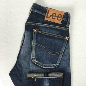 Lee x AMERICAN RAG CIE リー アメリカンラグシー 95852 日本製 テーパード デニム ジーンズ W29 ジップフライ ユーズド加工