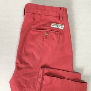 Polo chino Ralph Lauren ラルフローレン チノパン パンツ W32 L32 ピンク ジップフライ