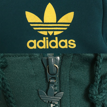 adidas Originals アディダス オリジナルス F45907 フード付 ジャージ トラックトップ グリーン/イエロー/ホワイト 2XOサイズ トレフォイル_画像5