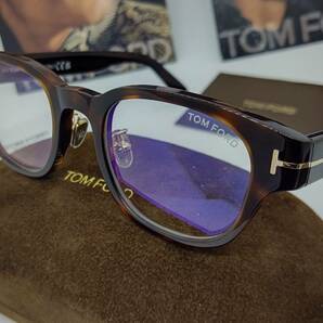 トムフォード 眼鏡 アジアンモデル ブルーカットレンズ 新品 税込 送料無料 TF5861-D-B 052 ハバナカラー