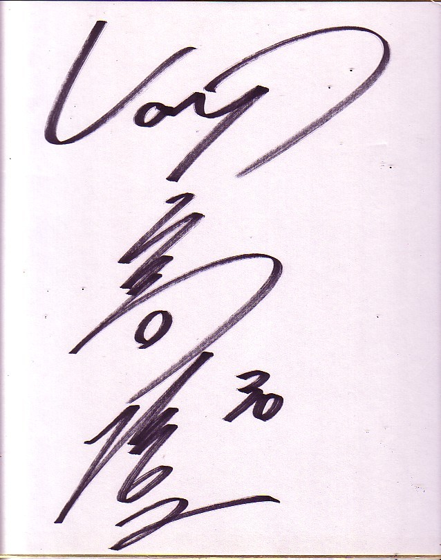Tarjeta autógrafa autografiada de Hiroshima Toyo Carp OB Taka (entrenador actual) (escrita a mano) -2, béisbol, Recuerdo, Mercancía relacionada, firmar