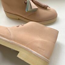 新品 Clarks ORIGINALS Desert Boot 221 クラークス デザートブーツ UK10 メンズ スエード C.F.ステッド Faded Peach 厚底 ブーツ 送料無料_画像6