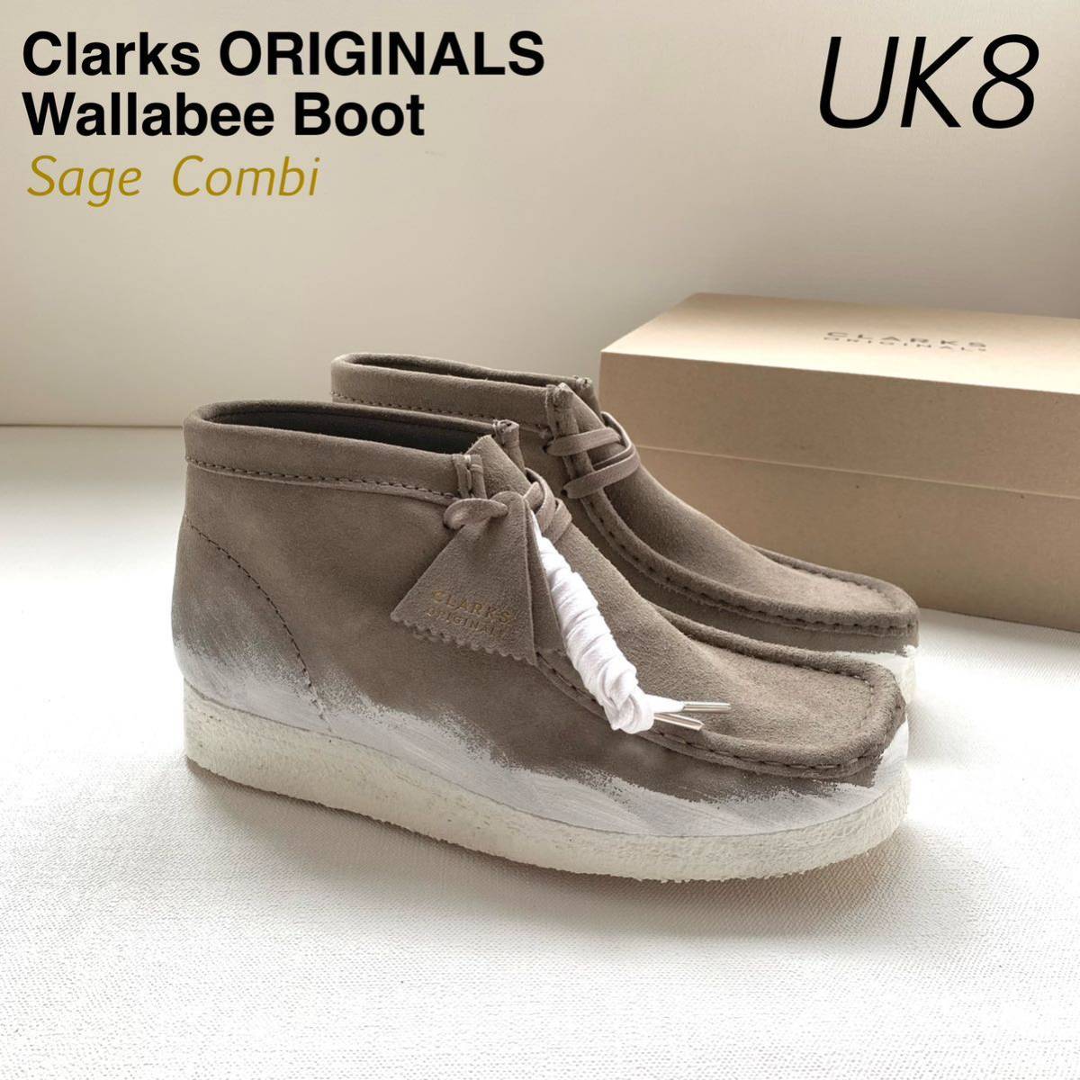 used】国内EXCLUSIVE〈Clarks〉スエード ワラビー ブーツ-