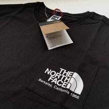 L 新品 2023SS ノースフェイス ポケット ロゴ Tシャツ 黒 ブラック THE NORTH FACE SCRAP BKL CALI TEE メンズ 日本未入荷 海外企画 希少_画像4