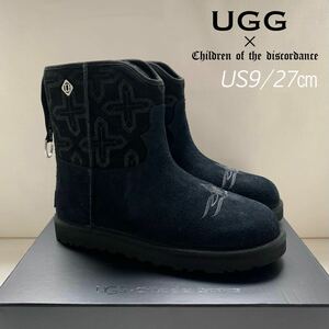 新品 UGG アグ ｘChildren of the discordance チルドレンオブザディスコーダンス コラボ COTD ショート ブーツ 27㎝ メンズ 黒 送料無料