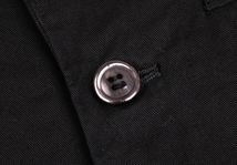 コムデギャルソン オムプリュス エバーグリーン 製品染めドッキングジャケット 黒茶S 【メンズ】_画像5