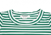ジュンヤワタナベ コムデギャルソン ボーダーTシャツ 緑白M 【レディース】_画像2