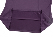 イッセイミヤケISSEY MIYAKE ボール装飾ストレッチレーヨンポリTシャツ 紫2 【レディース】_画像7