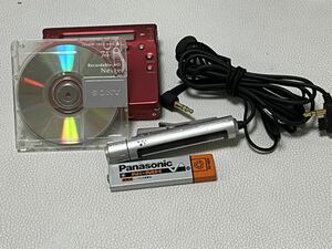 SONYMZ-R900 MD WALKMAN PORTABLE MD RECORDER ソニー ウォークマン MDプレーヤー MDレコーダー MDLP リモコン RM-MC11EL バッテリーNi-MH