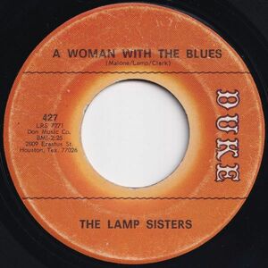 Lamp Sisters A Woman With The Blues / I Thought It Was All Over Duke US 427 204041 SOUL ソウル レコード 7インチ 45