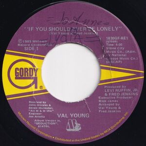 Val Young If You Should Ever Be Lonely / (Instrumental) Gordy US 1830GF 204097 SOUL DISCO ソウル ディスコ レコード 7インチ 45