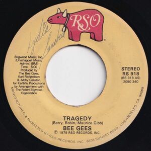 Bee Gees Tragedy / Until RSO US RS 918 204117 SOUL DISCO ソウル ディスコ レコード 7インチ 45