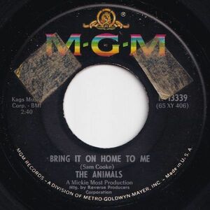 Animals Bring It On Home To Me / For Miss Caulker MGM US K 13339 204247 R&B R&R レコード 7インチ 45