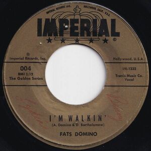 Fats Domino I'm Walkin' / Blueberry Hill Imperial US 4 204238 R&B R&R レコード 7インチ 45