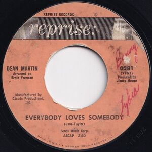 Dean Martin Everybody Loves Somebody / A Little Voice Reprise US 0281 204257 ROCK POP ロック ポップ レコード 7インチ 45