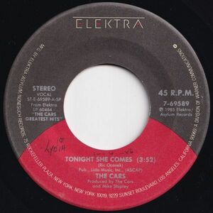 Cars Tonight She Comes / Just What I Needed Elektra US 7-69589 204269 ROCK POP ロック ポップ レコード 7インチ 45