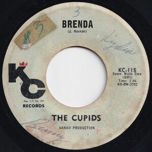 Cupids Brenda / For You KC US KC-115 204306 R&B R&R レコード 7インチ 45