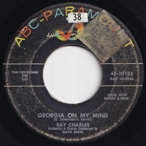 Ray Charles Georgia On My Mind ABC-Paramount US 45-10135 204328 SOUL ソウル レコード 7インチ 45