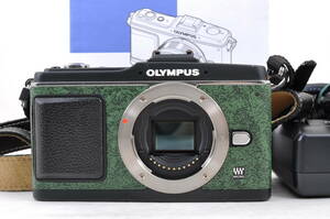 [KLK47]オリンパス E-P2 ボディ本体 OLYMPUS PEN SINCE1959 ミラーレス一眼カメラ デジタルカメラ