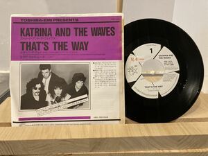 KATRINA and the WAVES That's the way EPレコード見本盤