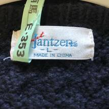 Jantzen ジャンセン レディース 厚手ケーブルニットセーター size L_画像5