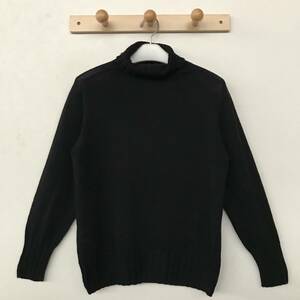 MARGARET HOWELL 578-0163602 マーガレット ハウエル 英国製 レディース LINEN COTTON WIDE ROLL NECK タートルネックニット 美品 size Ⅱ