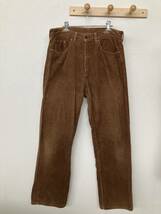 90s Levi's 512-88 リーバイス 512 メンズ 日本製 太畝コーデュロイパンツ ブラウン系 size W33_画像1