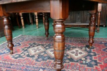 イギリスアンティーク家具 ダイニングテーブル　ビクトリアンテーブル アンティークテーブル 英国製 h41a_画像7