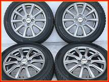 D.O.S 15インチ 5.5J インセット50 PCD100 4穴 185/60R15 21年製造スタッドレス フィット スイフト　キューブ イグニス_画像1