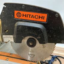 ●HITACHI/日立工機 C8F 卓上スライド丸のこ マルノコ 216mm 切断機 1987年製 電動工具 DIY 電動工具 大工道具_画像2