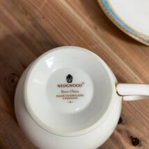 11 WEDGWOOD ウェッジウッド　CURZON カーゾン　ティーカップ＆ソーサー　2客セット　Bone China ENGLAND_画像5