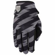 T/C Thrashin Supply スラッシンサプライ Stealth Glove ステルスグローブ Stars & Bolts スターズアンドボルト Black and Gray Lサイズ_画像2