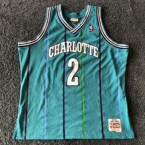 ミッチェル&ネス　シャーロットホーネッツ　ユニフォーム　バスケジャージ　ラリージョンソン　NBA　　eBay　イーベイ　MITCHELL&NESS 