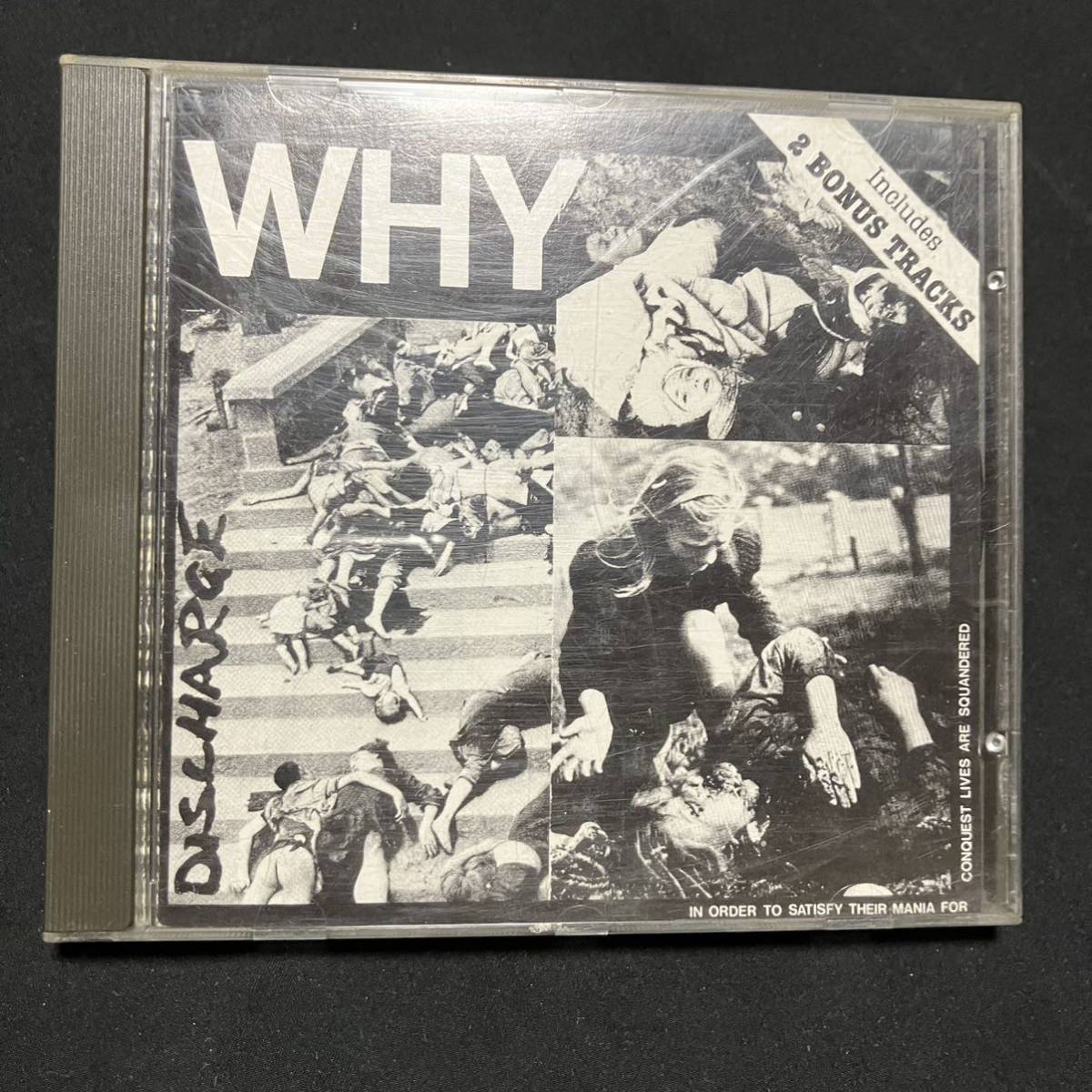 *中古CD Discharge/WHY 1981年1st MLP国内盤 U.K D-BEAT RAW PUNK EXTREME NOISE TERROR DOOM DISASTER BROKEN BONES CRASS G.B.H *中古CD Discharge/WHY 1981年1st MLP国内盤 U.K D-BEAT RAW PUNK EXTREME NOISE TERROR DOOM DISASTER BROKEN BONES CRASS G.B.H