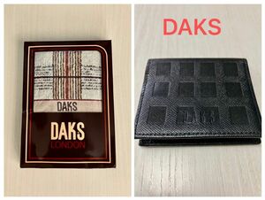 DAKS 財布　小銭入れ　コインケース ＋タオルセット