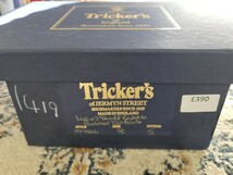 Tricker's トリッカーズ 新品 スウェード ブーツ 26.5cm 英国製 革 レザー ブーツ 靴 ベージュ ライトモカ メンズ シューズ レア 貴重 安_画像9