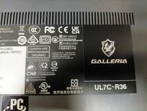 ★GALLERIA UL7C-R36 i7-11800H /16GB /512GB /RTX 3060 ジャンク ゲーミングノート_画像3