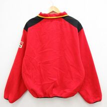 XL/古着 マルボロ 長袖 フリース ジャケット メンズ 90s スナップT 大きいサイズ 赤他 レッド 23feb15 中古 アウター_画像3