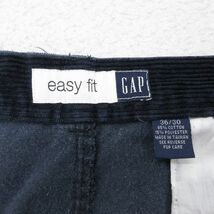 W36/古着 ギャップ GAP コーデュロイ パンツ メンズ 00s 紺 ネイビー 23oct09 中古 ボトムス ロング_画像5