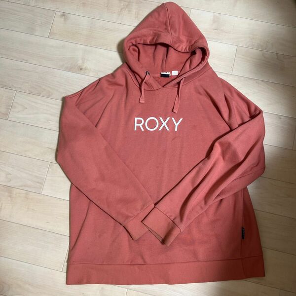 ROXY ピンクパーカーサイズL