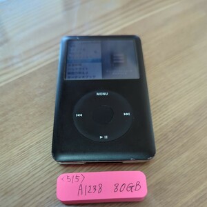 〈515〉iPod classic 第6世代 A1238 80GB 本体　中古　