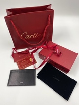 未使用 保管品 Cartier カルティエ マスト カードケース 名刺入れ カード入れ 箱 カード 紙袋付き _画像1