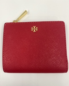 美品 TORY BURCH トリーバーチ ロビンソン ミニ ウォレット コンパクトウォレット 財布 折財布