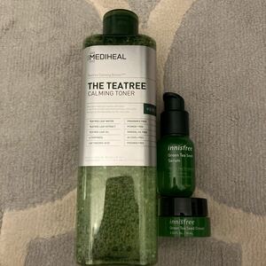 メディヒール THE TEATREE 化粧水 ティーツリー カーミングトナー イニスフリー グリーンティー Green Tea Seed Serum cream 