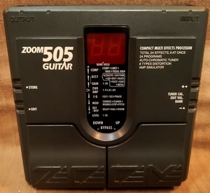 Zoom ズーム 505 Guitar マルチエフェクター 動作未確認ジャンク現状品 レターパックプラス送料520円 